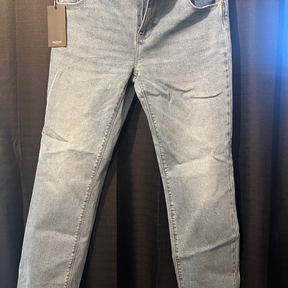 Hudson Jeans Blue Straight Leg Denim